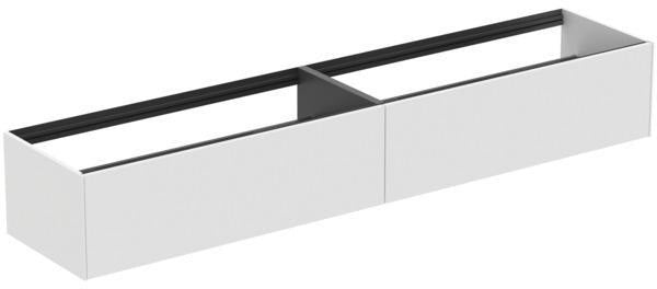Ideal Standard Conca Waschtischunterschrank 2385 mm, 2 Auszüge, Sunset Matt, wandhängend