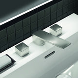 Ideal Standard Conca 3-Loch-Waschtischarmatur Brushed Gold mit Ablaufgarnitur, Ausladung 133 mm