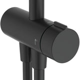 Ideal Standard Duschsystem Ceratwist T25 M – ohne Armatur, mit Stick-Handbrause und runder Kopfbrause, Chrom