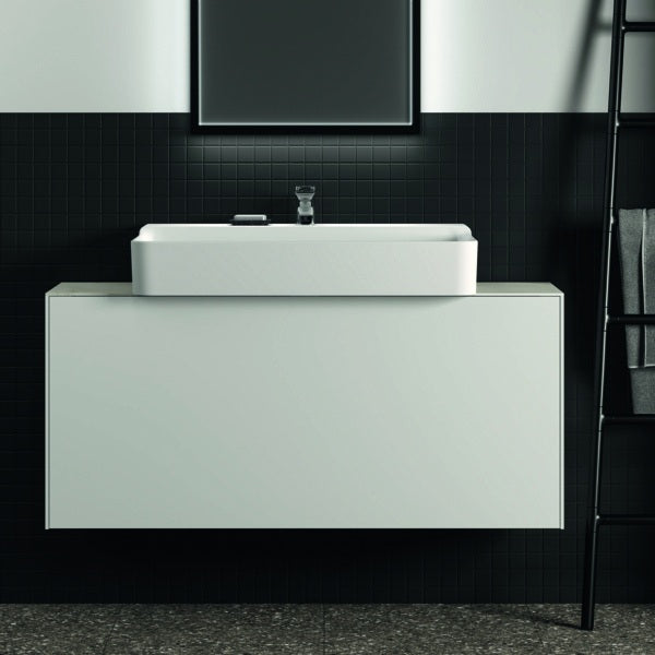 Ideal Standard Conca WT-Unterschrank 1200 mm, 1 Auszug, Eiche geflammt, Push-Open, wandhängend