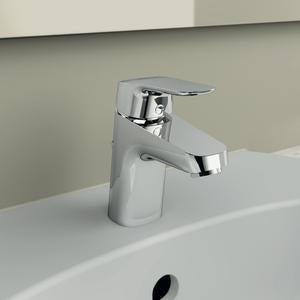 Ideal Standard Ceraflex Waschtischarmatur Chrom 101 mm mit Ablaufgarnitur und BlueStart