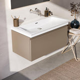Ideal Standard Finesse Möbelwaschtischunterschrank 800 mm mit Auszug und Softclose in Greige matt