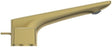 Ideal Standard Conca 3-Loch-Waschtischarmatur Brushed Gold mit Ablaufgarnitur, Ausladung 133 mm