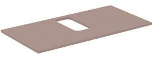 Ideal Standard i.life B Waschtischplatte 1002x507x18 mm Weiß Matt – mittiger Ausschnitt