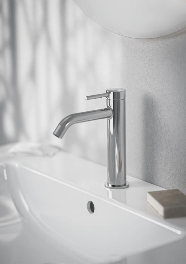 IDEAL STANDARD Ceraline Nuovo Waschtischarmatur 135 mm mit Push-Open Ventil Chrom