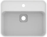 IDEAL STANDARD Halbeinbau-Waschtisch Strada II 500x400x175 mm Weiß mit Überlauf und 1 Hahnloch