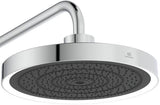 Ideal Standard Duschsystem Ceratherm Solos mit LED-Leuchtring Silver Storm – Thermostat, Kopf- & Handbrause