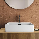 Ideal Standard Extra Aufsatzwaschtisch 500x450x150mm, geschliffen, 1 Hahnloch, mit Überlauf, Weiß
