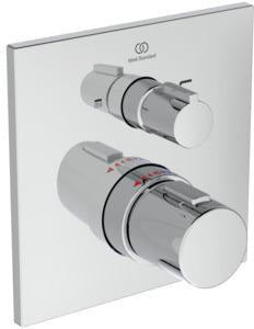 Ideal Standard Badethermostat UP Ceratherm C100, Brushed Gold, DIN EN 1717