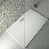 Ideal Standard Rechteck-Brausewanne Ultra Flat New 1400x900x25 mm Weiß – Bodenebener Einbau
