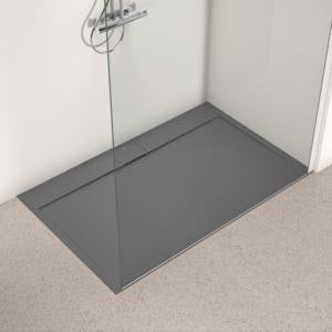 Ideal Standard Ultra Flat S i.life Rechteck-Brausewanne 1400x900x30 mm Carraraweiß, Mineralguss mit Rutschhemmung