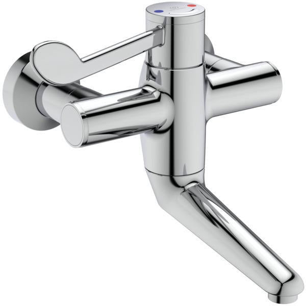Ideal Standard Ceraplus Safe SQ Wand-Waschtisch-Thermostat 150 mm Chrom – Sicherheit & Komfort