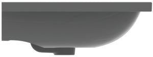 Ideal Standard i.life B Möbelwaschtisch 610 mm Weiß mit Überlauf und 1 Hahnloch