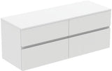 IDEAL STANDARD Finesse Waschtischunterschrank 1402 mm, 4 Auszüge, Greige matt