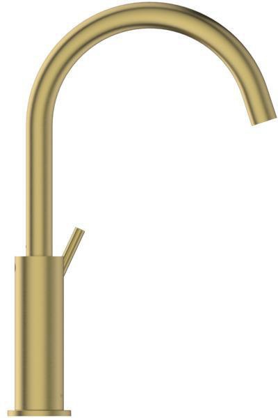 Ideal Standard Joy Waschtischarmatur mit hohem Auslauf, Brushed Gold, 169 mm, ohne Ablaufgarnitur