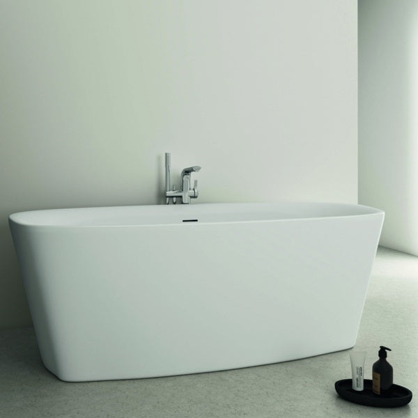Ideal Standard Duo-Badewanne Dea freistehend 1900x900mm mit Ablauf und Überlauf in Weiß