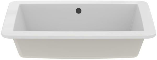 Ideal Standard Einbauwaschtisch Strada 595x435x170 mm Weiß, ohne Hahnloch, mit Überlauf