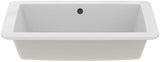 Ideal Standard Einbauwaschtisch Strada 595x435x170 mm Weiß, ohne Hahnloch, mit Überlauf
