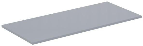 Ideal Standard Holzkonsole Connect Air für US 600 mm, 604x442x18 mm, Hellgrau glänzend & Weiß matt