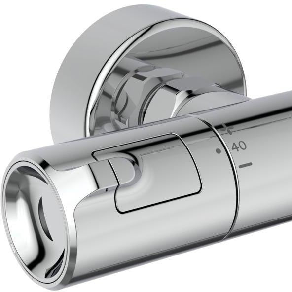 Ideal Standard Ceratherm T50 Brausethermostat mit 900 mm Brausestange und 3-Funktions-Handbrause in Chrom