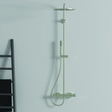 Ideal Standard Ceratherm T125 Duschsystem mit Badethermostat, Pin-Griffen und 300 mm Regenbrause in Chrom