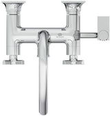 Ideal Standard Joy Neo Badearmatur, Aufputz, 190 mm Auslauf, Kreuzgriffe, Chrom