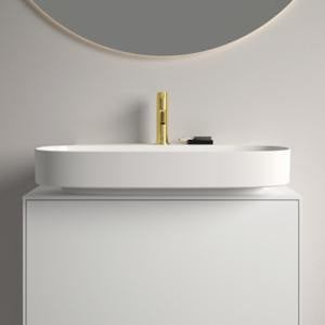 Ideal Standard Aufsatzwaschtisch Linda-X 750x500x135mm geschliffen Weiß 1 Hahnloch ohne Überlauf