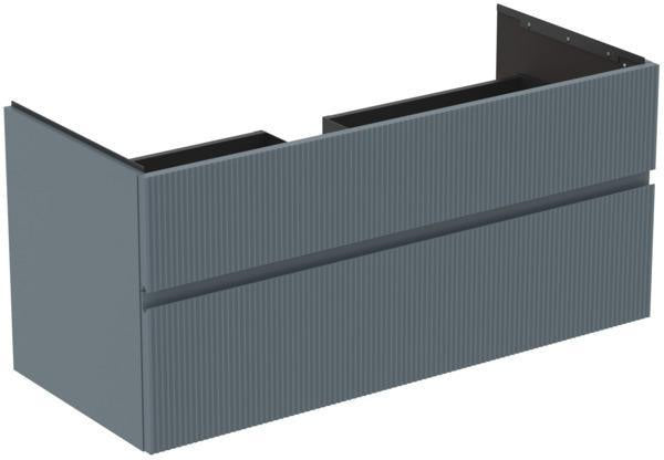 IDEAL STANDARD Finesse Waschtischunterschrank 1200 mm mit 2 Auszügen in Greige Matt – Wandhängend