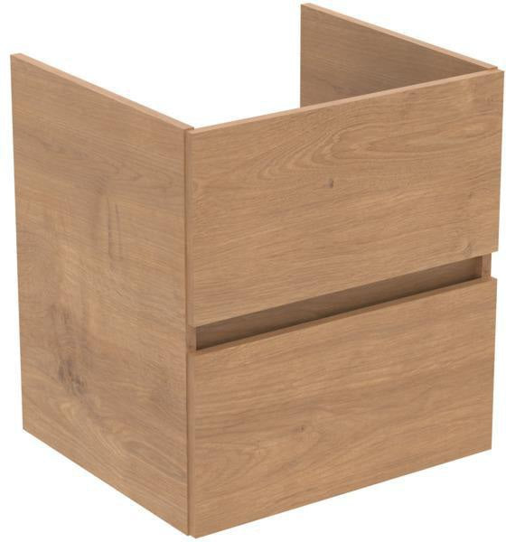 Ideal Standard Eurovit+ Möbelpaket mit Waschtisch 51 cm, Unterschrank 50 cm und 2 Auszügen in Grau