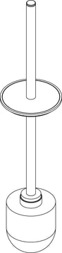 Ideal Standard WC-Bürste Glance Connect mit Stiel in Chrom – verchromte Oberfläche