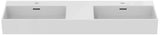 Ideal Standard Doppelwaschtisch Extra 1215mm, 2x 1 Hahnloch, mit Überlauf, Seidenweiß