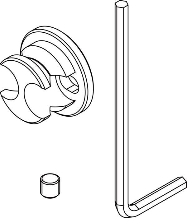 Ideal Standard IS Befestigungsset 1 Conca – Montageset für Armaturen der Serie Conca
