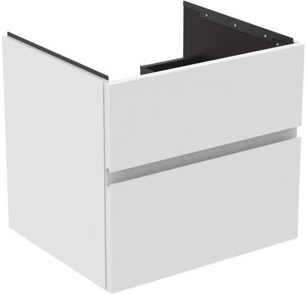 Ideal Standard Finesse Möbelwaschtischunterschrank 600 mm mit 2 Auszügen und Softclose in Greige matt