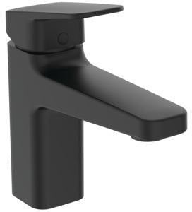 Ideal Standard Ceraplan Waschtischarmatur H90 mit Ablaufgarnitur, Ausladung 124 mm, Chrom