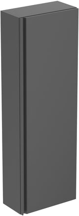IDEAL STANDARD Halb-Hochschrank CONNECT E 1 Tür, 400x208x1200 mm, Walnuss Dunkel – Wandhängend mit Softclose
