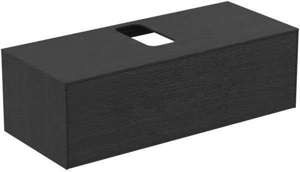 IDEAL STANDARD Conca WT-Unterschrank 1202 mm, 1 Auszug, Push-Open, Anthrazit