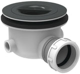 IDEAL STANDARD Ablaufgarnitur Ultra Flat S ohne Deckel, 90mm, Kunststoff, grau