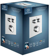 Ideal Standard Ceratherm Navigo 2 Brausethermostat Unterputz Eckig Chrom mit DICHT-FIX