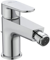 IDEAL STANDARD Bidetarmatur Cerafine O 132 mm mit Ablaufgarnitur in Chrom