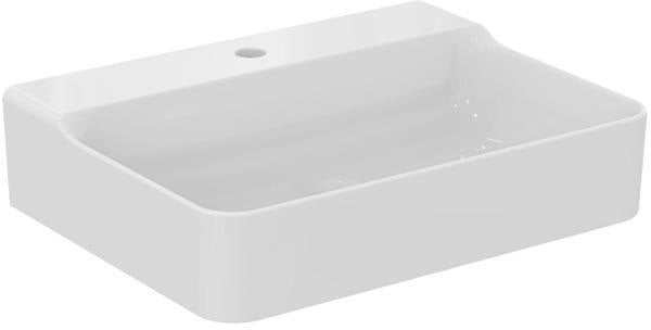 Ideal Standard Waschtisch Conca 600x450x145 mm Weiß, 1 Hahnloch, ohne Überlauf