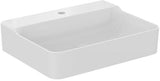 Ideal Standard Conca Aufsatzwaschtisch 600x450x145mm, 1 Hahnloch, ohne Überlauf, Weiß