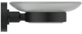 Ideal Standard IOM Seifenschale aus satiniertem Glas mit verchromter Wandhalterung
