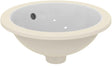 Ideal Standard Connect Unterbauwaschtisch, rund, 380x380x165 mm, Weiß, ohne Hahnloch, mit Überlauf