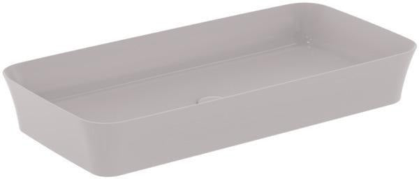IDEAL STANDARD Ipalyss Aufsatzwaschtisch 800x400x120 mm Seidenweiß ohne Hahnloch