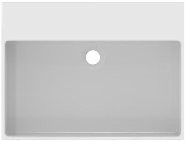 Ideal Standard Waschtisch Extra 615 mm ohne Hahnloch mit Überlauf Weiß
