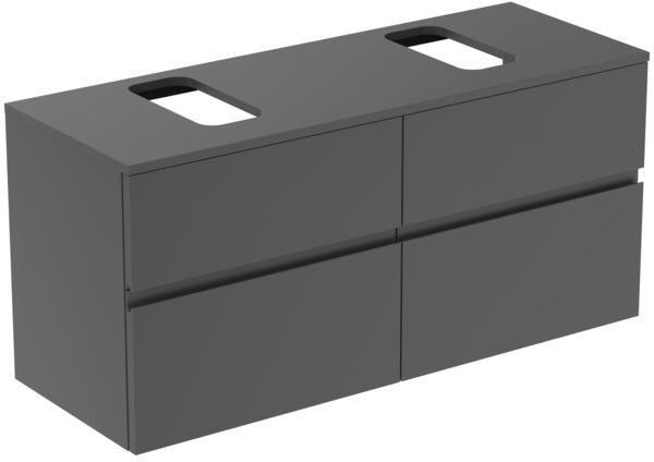 Ideal Standard WTUnterschrank Finesse 1202x440x558mm 4 Auszüge Greige matt