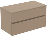 Ideal Standard Finesse Waschtischunterschrank 1002 mm, 2 Auszüge, Greige Matt, Wandhängend