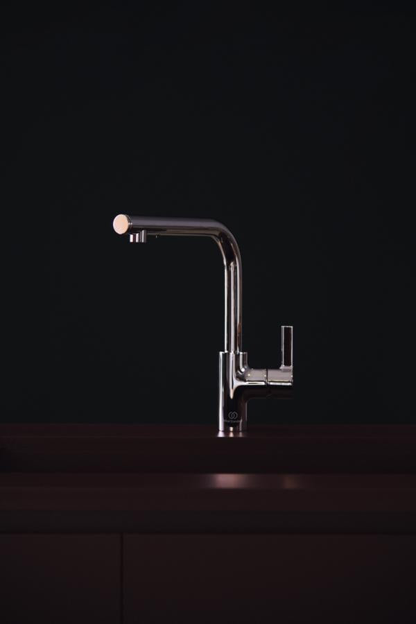 Ideal Standard Gusto iMX Küchenarmatur mit Seifenspender, 232 mm Auslauf, Magnetic Grey