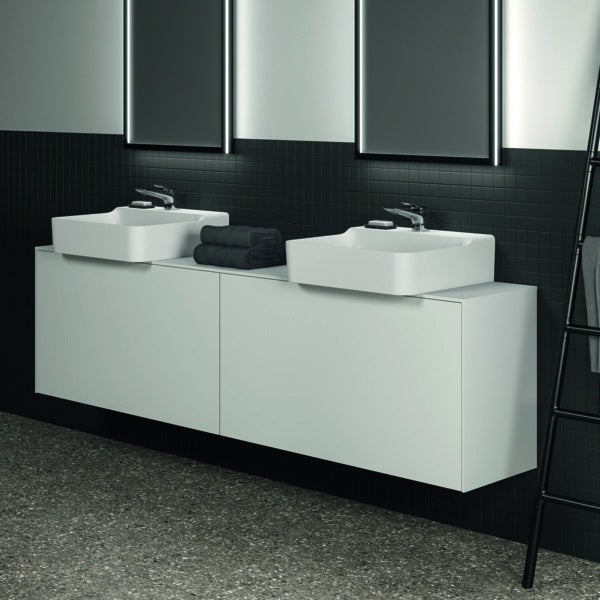 Ideal Standard Conca Waschtischunterschrank 1987 mm, 2 Auszüge, Push-Open, Weiß