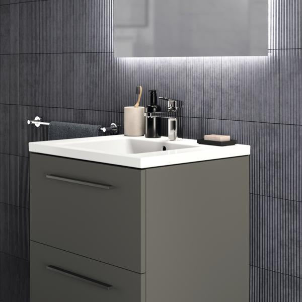 Ideal Standard i.life B Möbelwaschtisch 610 mm Weiß mit Überlauf und 1 Hahnloch
